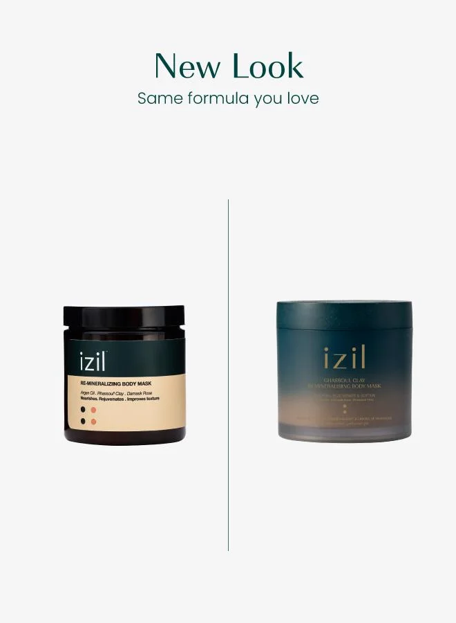 ازيل قناع الجسم لإعادة توازن معادن الجسم